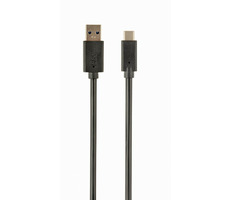 Gembird USB 3.0 A (M) - USB-C (M) kábel 0.1 m čierna