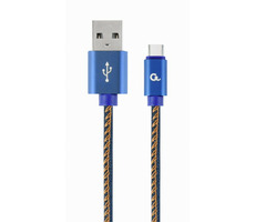 Gembird USB 2.0 A (M) - USB-C (M) kábel 1 m modrá