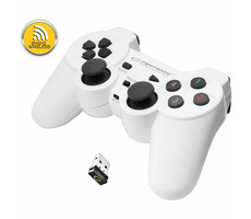 Esperanza EGG108W Gladiator gamepad biela / bezdrôtový / 12 tlačidiel / pre PC a PS3