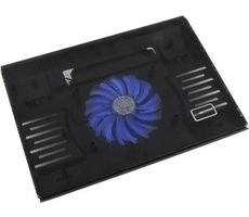 Esperanza EA142 Solano chladiaca podložka pod ntb čierna / 15,4 &quot;- 15,6&quot; / 1 ventilátor