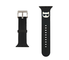 Karl Lagerfeld Choupette Head Remienok pre Apple Watch 42 &amp; 44mm čierna