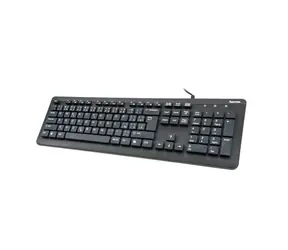 Hama KC-600 vodeodolná klávesnica čierna / drôtová / USB