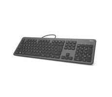 HAMA KC-700 klávesnica antracitová-čierna / drôtová / USB / 1.8 m / CZ &amp; SK