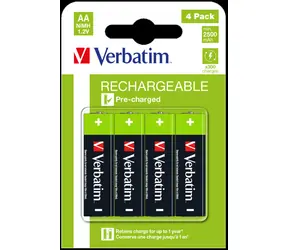 Verbatim Nabíjacia batéria AA Premium 2600 mAh 4ks