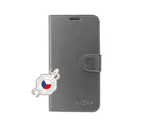 FIXED FIT Shine Puzdro typu kniha pre Apple iPhone 13 Pro Max antracitová