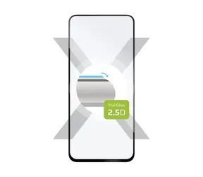 FIXED Full-Cover Ochranné tvrdené sklo pre Huawei Nova 8i čierna / lepenie cez celý displej