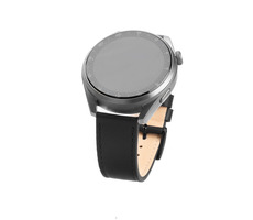 FIXED Leather Strap Kožený remienok so šírkou 22mm pre smartwatch čierna