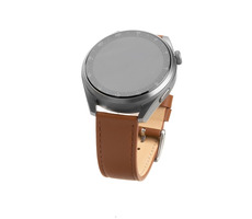 FIXED Leather Strap Kožený remienok so šírkou 22mm pre smartwatch hnedá