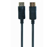 Gembird CC-DP-1M DisplayPort v1.2 kábel 1 m čierna / 4K @ 60Hz / 2x DisplayPort (M)