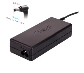 Akyga Nabíjačka na notebook 19V / 3.95A / 75W / 5.5x2.5 mm