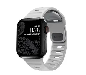 Nomad Sport Strap (ML) remienok pre Apple Watch 45 &amp; 44 &amp; 42 mm sivá