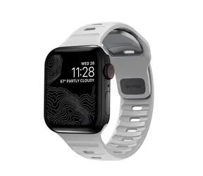 Nomad Sport Strap (SM) remienok pre Apple Watch 41 &amp; 40 &amp; 38 mm sivá