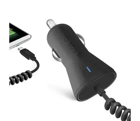 SBS Autoadaptér s Micro-USB 2.1A čierna / 12 &amp; 24V