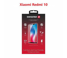 SWISSTEN FULL GLUE COLOR FRAME CASE FRIENDLY sklo pre XIAOMI REDMI 10 LTE čierna