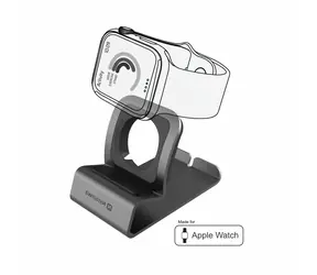 SWISSTEN Hliníkový stojan pre Apple Watch šedá