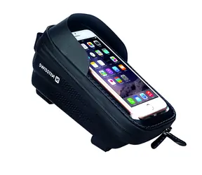 SWISSTEN Č. 1 vodotesné puzdro na bicykel čierna