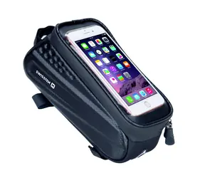 SWISSTEN Č. 2 vodotesné puzdro na bicykel čierna