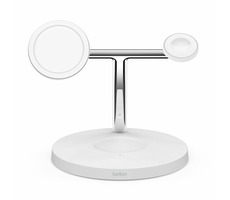 Belkin BOOSTCHARGE PRE MagSafe 3v1 Qi biela / pre iPhone &amp; Apple Watch &amp; AirPods