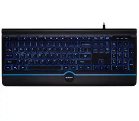 Tracer OFIS PRE USB čierna / klávesnica / USB / US verzia / podsvietenie / 1,5 m