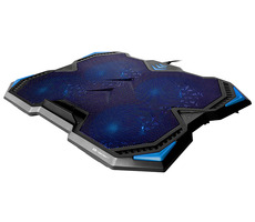 Tracer TRASTA46098 cooling pad 17" čierna / chladiaca podložka / 2xUSB 2.0 / 4X ventilátor / nastaviteľný uhol