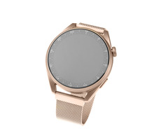 FIXED Mesh Strap Sieťovaný nerezový remienok so šírkou 22mm pre smartwatch ružovo zlatá