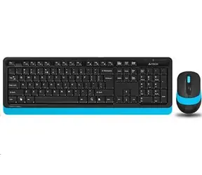 A4tech FG1010 FSTYLER modrá / set bezdrôtová klávesnica + myši / CZ-US layout