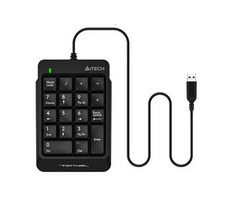 A4tech FSTYLER FK13P čierna / numerická klávesnica / USB / 1.5m