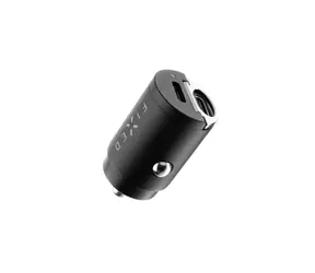 FIXED autonabíjačka 30W s 2xUSB-C výstupom v miniatúrnom prevedení čierna / podpora PD / 30W