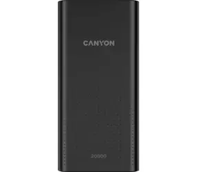 CANYON PB-2001 20000 mAh čierna / Powerbanka / 5V / 2.1A / 2x USB-A / Smart IC