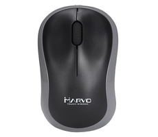 Marvo DWM100GY čierno-šedá / bezdrôtová optická myš / 1200 DPI / 2.4GHz USB prijímač