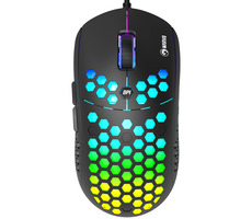 Marvo M399 čierna / herná optická myš / 6400 DPI / RGB / USB / 1.5m