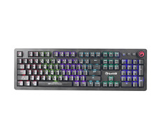 Marvo KG901 (CZ) čierna / mechanická klávesnica / USB / RGB / CZ&amp;SK layout / Jixian Blue / 87 kláves / 1.6m
