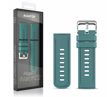 Aligator Silikónový remienok 22mm zelený