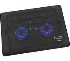 Esperanza EA144 čierna / Chladiaca podložka pod ntb 15.6" / 2x ventilátor