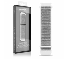 Aligator Nylonový remienok 20mm biely