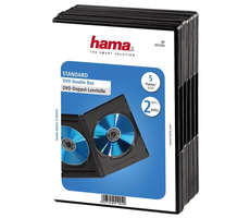 Hama DVD obal double 5ks čierna
