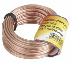 Hama reproduktorový kábel 2x 0.75 mm 10 m / nebalený