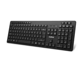Niceboy K10 čierna / bezdrôtová klávesnica / CZ&amp;SK layout / 2.4 GHz USB dongle / 2x AAA