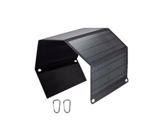 Viking VSP28W čierna / Solárny panel 28W / IPX5 / 3 výstupné porty