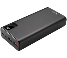 Sandberg Powerbank USB-C PD 20W 20000mAh čierna / max.12V / max. 3A / 2x USB A / 1x USB-C