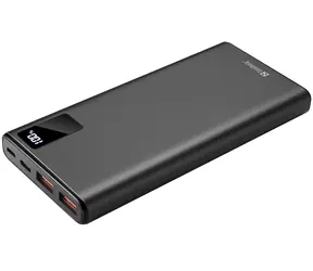 Sandberg Powerbank USB-C PD 20W 10000mAh čierna / max. 12V / max. 3A / 2x USB A / 1x USB-C