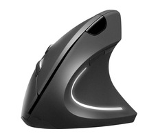 Sandberg Wired Vertical Mouse čierna / vertikálna myš / optická / 2400 DPI / 6 tlačidiel / 1.5 m
