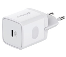 Sandberg USB-C AC Charger PD20W biela / sieťová nabíjačka / 20W / 3A