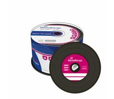 MediaRange Vinyl CD R 700MB 52x spindl 50ks / black dye