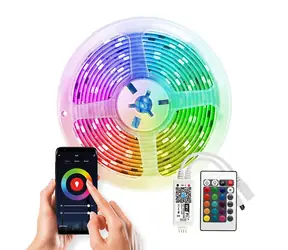 Solight WM57 Wifi Smart LED svetelný pás / RGB / 5m / sada s adaptérom a diaľkovým ovládačom