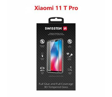 SWISSTEN Ultra Durable 3D FULL GLUE Glass pre XIAOMI 11 T čierna