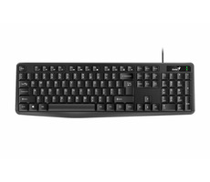 Genius KB-117 čierna / Drôtová / USB / CZ+SK layout