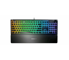 SteelSeries Apex 3 čierna / Herná klávesnica / RGB podsvietenie / US layout / dopredaj