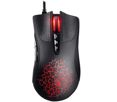 A4tech BLOODY A90A Blazing / herná myš / 6200DPI / V-Track / 160KB pamäť / USB / CORE 3