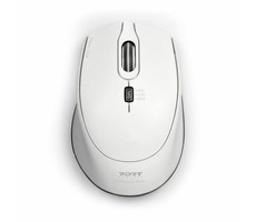 PORT CONNECT SILENT 900714 biela / bezdrôtová myš / USB-A 2.4GHz dongle / 1600 DPI